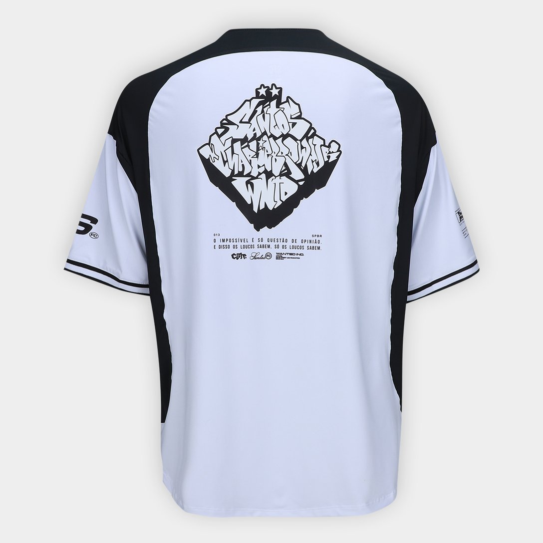 Camiseta Santos Som das Ruas Masculina - Branco