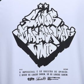 Camiseta Santos Som das Ruas Masculina - Branco
